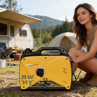 Générateurs à essence portables silencieux à onduleur de 1kW, 2kW, 3kW, 4kW, 5kW, 6kW, prix usine, adaptés au camping et à l'usage domestique