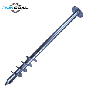 RUNGOAL - Anclaje <span class=keywords><strong>de</strong></span> poste <span class=keywords><strong>de</strong></span> tornillo <span class=keywords><strong>para</strong></span> suelo exterior <span class=keywords><strong>de</strong></span> calidad profesional <span class=keywords><strong>para</strong></span> sistemas <span class=keywords><strong>de</strong></span> energía solar - Product Image 4