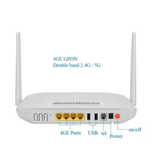 Gpon ONU HG6821M 4 GE LAN port + 2 antenne + versione inglese WiFi dual-band 2.4G & 5G