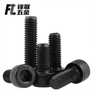 สกรูหัวหกเหลี่ยม Fenglian เกรด 12.9 แบบ Imperial BSW1/4-20 3/8 7/16 1/2-13unc เหล็กอัลลอย 40Cr ชุบออกไซด์สีดำ - Product Image 3