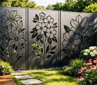 Panneau décoratif mural en métal découpé au laser pour cloison, séparateur d'espace intérieur, rideau de séparation de pièce