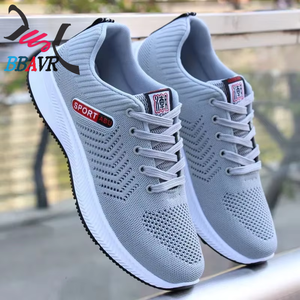 Zapatos casuales transpirables tejidos para hombre, de corte bajo, suela blanda, resistentes al desgaste, cómodos para correr, ligeros y deportivos. - Product Image 1