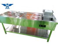 Service personnalisé personnalisé propane/gaz acier inoxydable 201/304/316 Bain Marie/comptoir chauffe-plat/Table à vapeur