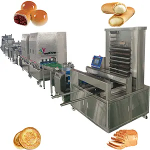 BNT-209F Automatic Round Burger Bread Maker Crispy Pie Pizza Naan Bread Making Machine Production Line