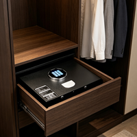 Coffre-fort électronique numérique à code pour chambre d'hôtel Sachikoo, coffre-fort en acier pour chambre d'hôtel