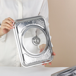 Scaldavivande Commerciale <span class=keywords><strong>per</strong></span> Hotel in Acciaio Inox, Chafing Dish <span class=keywords><strong>per</strong></span> Buffet di Ristorante con Coperchio, Vendita Diretta dalla Fabbrica - Product Image 3