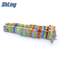 Bloc de bornes DIN à passage direct PT-4 sans outil, 32A 800V 4mm², vente en gros, directement de l'usine, pour câblage d'armoires de commande