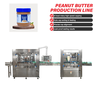 Machine de remplissage, de bouchage et d'étiquetage automatique intelligente de haute précision pour beurre de cacahuète et pâte de sésame, vente en gros d'usine