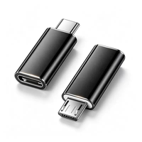 Adaptador de Micro USB a USB C, Conector Hembra Tipo C a Micro USB Macho