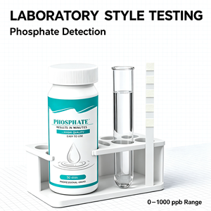 Bandes de test de <span class=keywords><strong>phosphate</strong></span> pour aquarium (50 bandes/paquet) |   Kit de test de la qualité de l'eau pour <span class=keywords><strong>piscine</strong></span> et spa, résultats rapides - Product Image 3