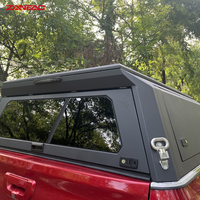 Capot rigide en alliage d'aluminium pour pick-up, avec portes latérales solides et rails de toit pour RAM 3500