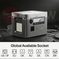 Station d'alimentation portable 600W, usine OEM ODM, batterie LiFePO4, générateur solaire pour le camping en plein air, les situations d'urgence et la sauvegarde à domicile