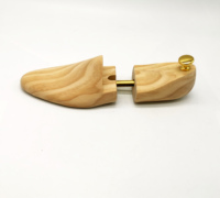 Chausse-pieds en cèdre de haute qualité personnalisé à 1 tube, en bois de pin, avec fonction de protection, extensible, taille réglable KINGWOOD