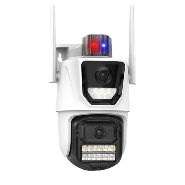 ICSEE 6MP 5G WiFi CMOS Security Camera with PTZ IP66 Waterproof Full Color Night Vision & Cloud Storage for Home