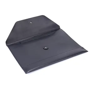 Fournitures de bureau en cuir ordinateur portable organisateur sac de fichiers sac de documents avec logo