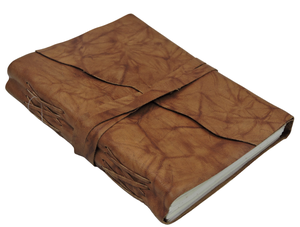 Carnet de voyage et de bureau en cuir pleine fleur fait main, unique et personnalisé, pour notes quotidiennes et planification - Product Image 1