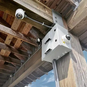 מארז הרכבה על מוט SAIPWELL תיבת חשמל מתכת חיצונית מארז מצלמות במעגל סגור IP65 תיבת עמיד למים תיבת NEMA <span class=keywords><strong>IP66</strong></span> עמיד למים - Product Image 5