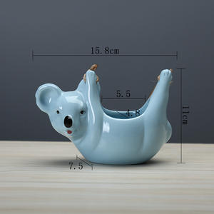 MSH Style populaire en céramique dessin animé Animal <span class=keywords><strong>Cora</strong></span> pot de fleurs suspendu décor à la maison - Product Image 6