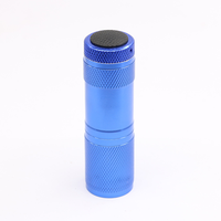 Senter UV MINI Dailu 9 LED Baterai AAA Senter Ultraviolet Cahaya UV 395NM Senter UV LED