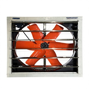 Ventilador de Extracción Cuadrado Industrial de Alto Rendimiento de 1100 mm, de Fibra de Vidrio, 220V/380V, Aspas de Acero Inoxidable, Marca HME Directa de Fábrica - Product Image 2