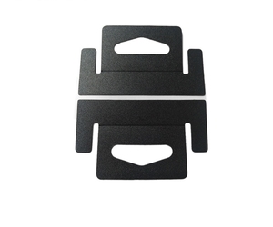 Custom Self Adhesive <strong>Plastic</strong> Black Hang Tabs <strong>Hooks</strong> Display Card for Store Retail Display Slat Wall <strong>Hook</strong> Hangers - Product Image 1