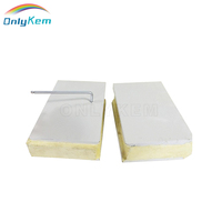 Panneau sandwich PIR en PU de 4'' et 6'' pour chambre froide et congélateur, avec panneau gaufré effet stuc, en vente