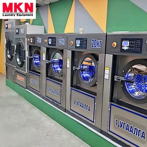 Équipement de blanchisserie industrielle <span class=keywords><strong>Lave</strong></span>-<span class=keywords><strong>linge</strong></span> et sèche-<span class=keywords><strong>linge</strong></span> à monnayeur combinés Équipement de blanchisserie commercial <span class=keywords><strong>Lave</strong></span>-<span class=keywords><strong>linge</strong></span> entièrement automatique - Product Image 2