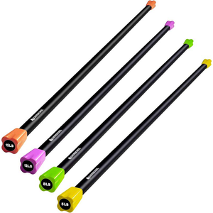 Besay ציוד הדרכה איכותי להתעמלות Q235 פלדה + חומר tpe נירוסטה התעמלות בר משקולות - Product Image 5