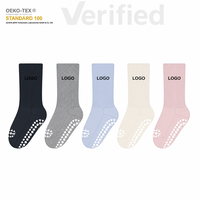 Chaussettes de yoga et de Pilates pour femmes, en coton et bambou, personnalisées, de haute qualité, antidérapantes, respirantes, à séchage rapide, avec grip pour adultes