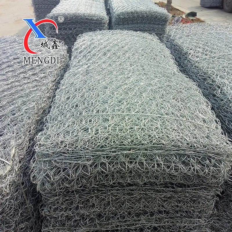 Çin fabrika 2x1x1m HDG 2.7mm Kenya gabion örgü taş