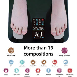 Big Platform Elektronischer VA-LCD-Bildschirm Balance Gesunde Körper management analyze Fett mess prozentsatz skala - Product Image 5