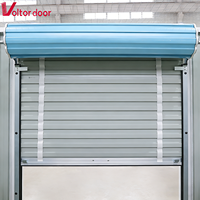 Unités de stockage commerciales durables en acier avec porte enroulable, bâtiment de stockage préfabriqué pour casiers de rangement