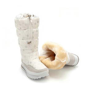 Botas de <span class=keywords><strong>nieve</strong></span> largas con cremallera <span class=keywords><strong>para</strong></span> mujer, suela gruesa, impermeable, <span class=keywords><strong>para</strong></span> invierno - Product Image 2