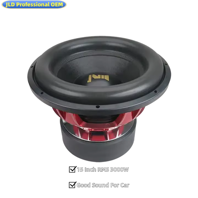 New Factory OEM 15 Inch Car Subwoofer RMS 3000W Great SPL for Auto Audio Max 6000W Big Power Speaker Supporting Exclusive Design