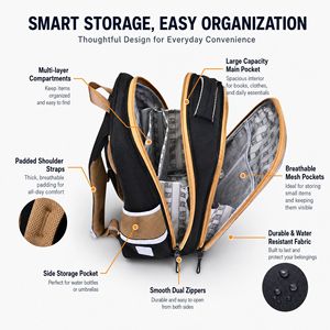 Premium Custom Sports Style Student <b>Backpack</b> Waterproof Wear-resistant Unisex 3Pcs Kids <b>School</b> Bag Set - Product Image 5