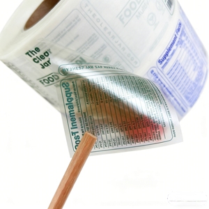 Étiquettes autocollantes personnalisées - Étiquettes de bouteilles de compléments alimentaires en vinyle imperméable avec logo personnalisé et informations nutritionnelles - Product Image 3