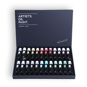 Juego de Pigmentos de Pintura <span class=keywords><strong>al</strong></span> Óleo de Alta Calidad para Niños, 24 Colores, 40 ml, Marca Rubens, para Pintar y Crear - Product Image 4