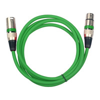En stock usine 0.5M-30M Microphone coloré XLR 3 broches mâle à femelle câble audio console XLR câble audio