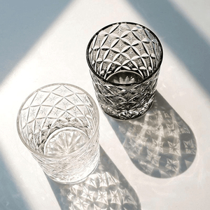 Bicchiere da whisky in cristallo stile Edo Kiriko giapponese all'ingrosso, bicchiere in cristallo a doppio strato inciso con scatola regalo per uso bar - Product Image 4