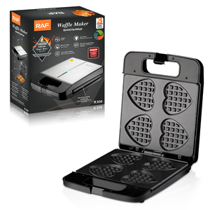 RAF 1400w Uniform Heat Cool Touch Breakfast Pancake Nut <b>Waffle</b> <b>Maker</b> Panini Sandwich Sandwich <b>Maker</b> <b>Maker</b> <b>Waffle</b> <b>Maker</b> - Product Image 1