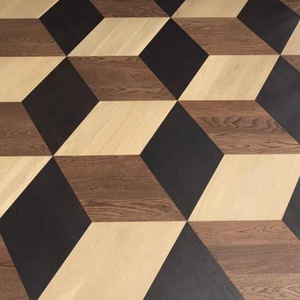 <span class=keywords><strong>Pavimento</strong></span> in Legno Composito Multistrato <span class=keywords><strong>a</strong></span> Motivo Esagonale <span class=keywords><strong>a</strong></span> Diamante in Quercia Multicolore, Parquet Chic in Legno Massello - Product Image 4