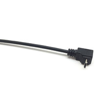 Cable de datos y carga USB 2.0 A macho a micro macho con ángulo ascendente/descendente