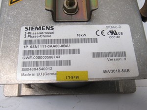 新品＆PLC 1P 6SN1111-0AA00-0BA1 <span class=keywords><strong>3</strong></span>相チョークリアクターCom-HF 7MH 30A 16kW オートメーション製品 * 最高の価値 - Product Image 5