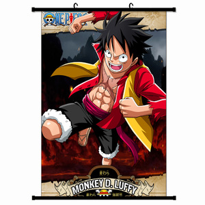 Bannière murale en toile <span class=keywords><strong>Manga</strong></span> Art 60-90CM, rouleau mural, affiche d'anime Luffy - Product Image 3
