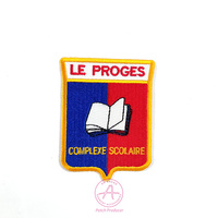 Support thermoscellé écologique appliqué à la main personnalisation Mbossd Laser Cut Border Broderie Patch