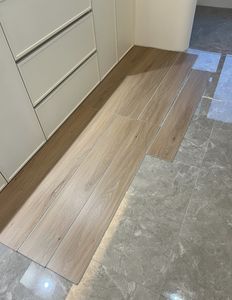 Revêtement de sol rigide SPC imperméable à l'eau, motif bois et marbre, structure ABA, revêtement de sol en vinyle <span class=keywords><strong>PVC</strong></span> - Product Image 5