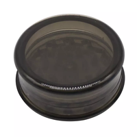 JUJI vente en gros, broyeur en plastique 3 couches 60mm, Logo personnalisé, accessoires pour fumer, broyeur d'herbes de tabac avec rangement