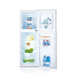 108L Factory Direct Supply Home <b>Refrigerator</b> Double Door Mini Fridge With Lock and Key Home <b>Refrigerator</b> - Product Image 2