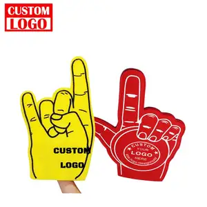 Promotion Custom Logo Schwamm Jubel Finger Hand für Veranstaltungen große Schaum Finger Form Fans Handschuhe