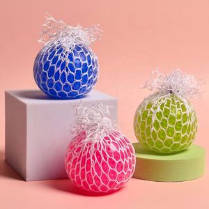 Pelotas Antiestrés Personalizadas de Navidad con Cuentas de Malla, Juguetes Sensoriales Blandos - Product Image 5